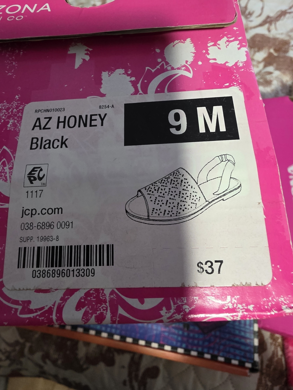 Arizona Jean Company AZ Honey Black Women’s Sandals